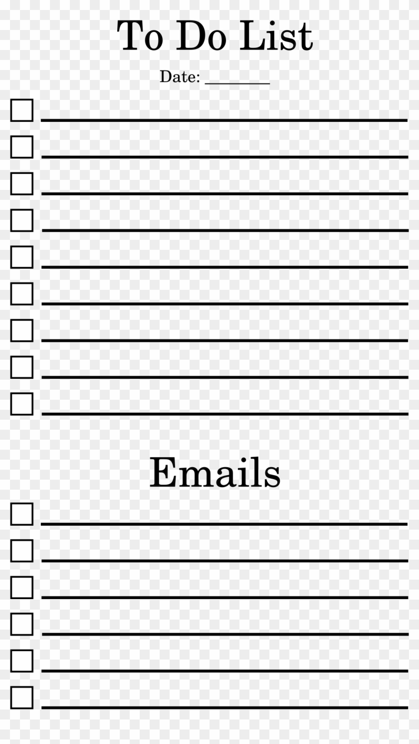 To Do List - 青山 テルマ Emotions Clipart