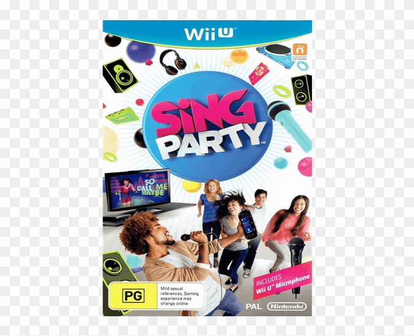 Nintendo Wii U - Wii U Sing Party Game Clipart #2276807