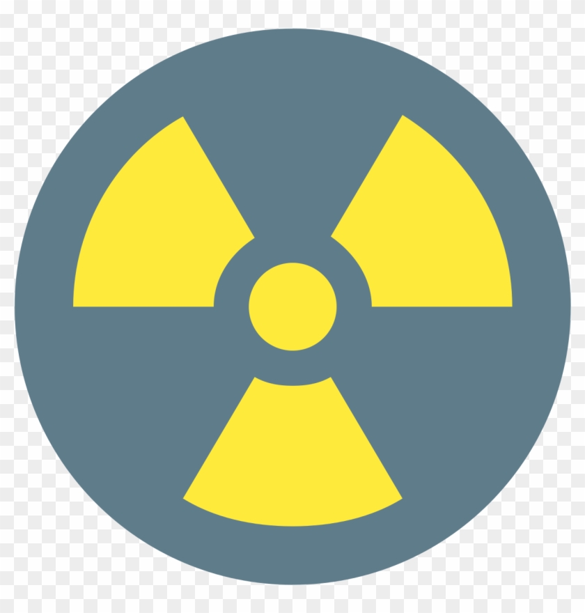 Radio Active Icon - Radioactive Safety Symbol Clipart #2277184