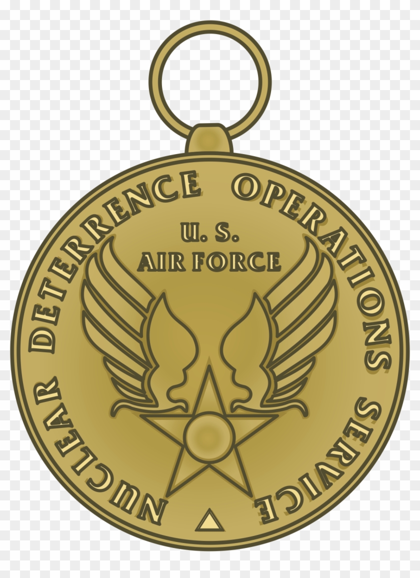 Usaf Nuclear Deterrence Operations Service Medal-reverse - Unsa Clipart