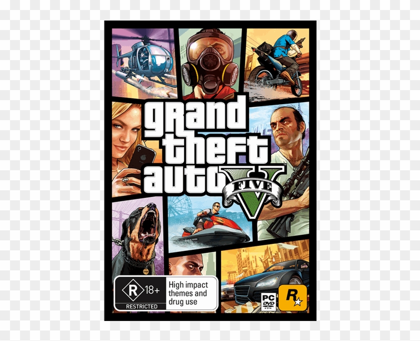 Grand Theft Auto V - Gta 5 Ps4 Pochette Clipart
