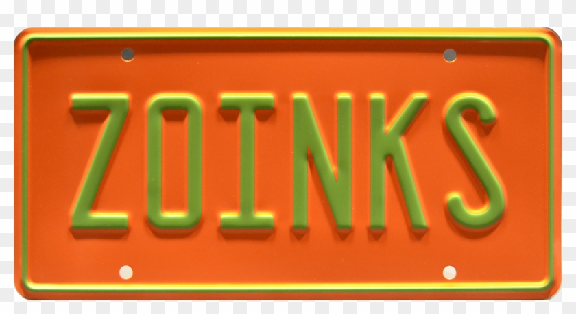 Metal Stamped Screen Accurate Replica Prop License - Scooby License Plate Clipart