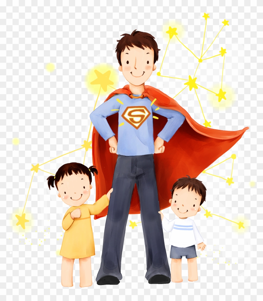 Father And Son Png - Father Son And Daughter Png Clipart #2277973