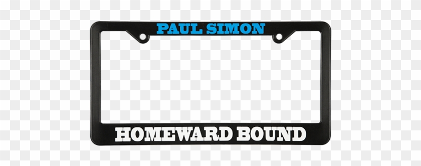 Black Homeward Bound License Plate Frame - Paper Product Clipart