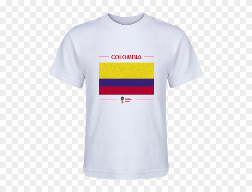 Colombia 2018 Fifa World Cup Russia™ Flag Juvenile - T Shirt For Fifa World Cup 2018 Brazil Clipart #2278796