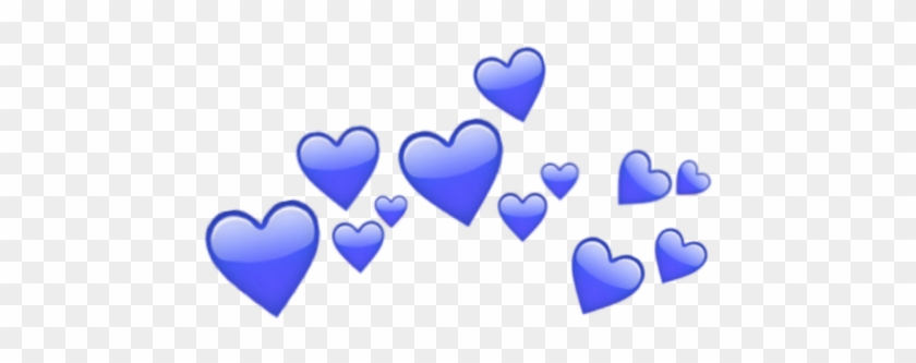 #blue #hearts #heart #crowns #crown #heartcrown - Heart Clipart #2279000