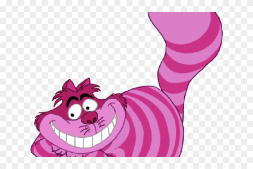 Drawn Cheshire Cat Tail - Alice In Wonderland Characters Cheshire Cat Clipart