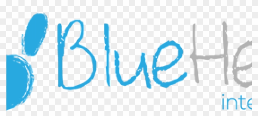 Blue Heart Classic - Calligraphy Clipart