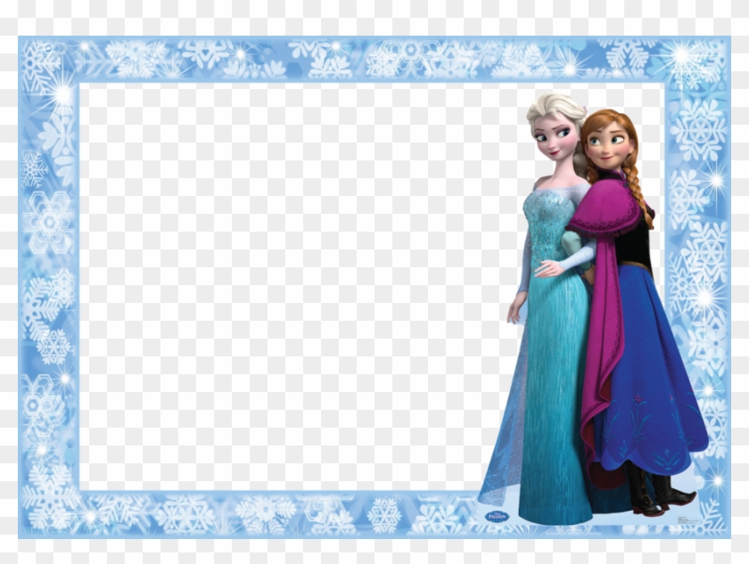 Disney Frozen Anna And Elsa Cardboard Cut-out Clipart - Png Download