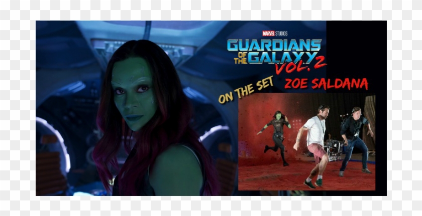 Zoe Saldana Guardians Of The Galaxy Vol - Poster Clipart