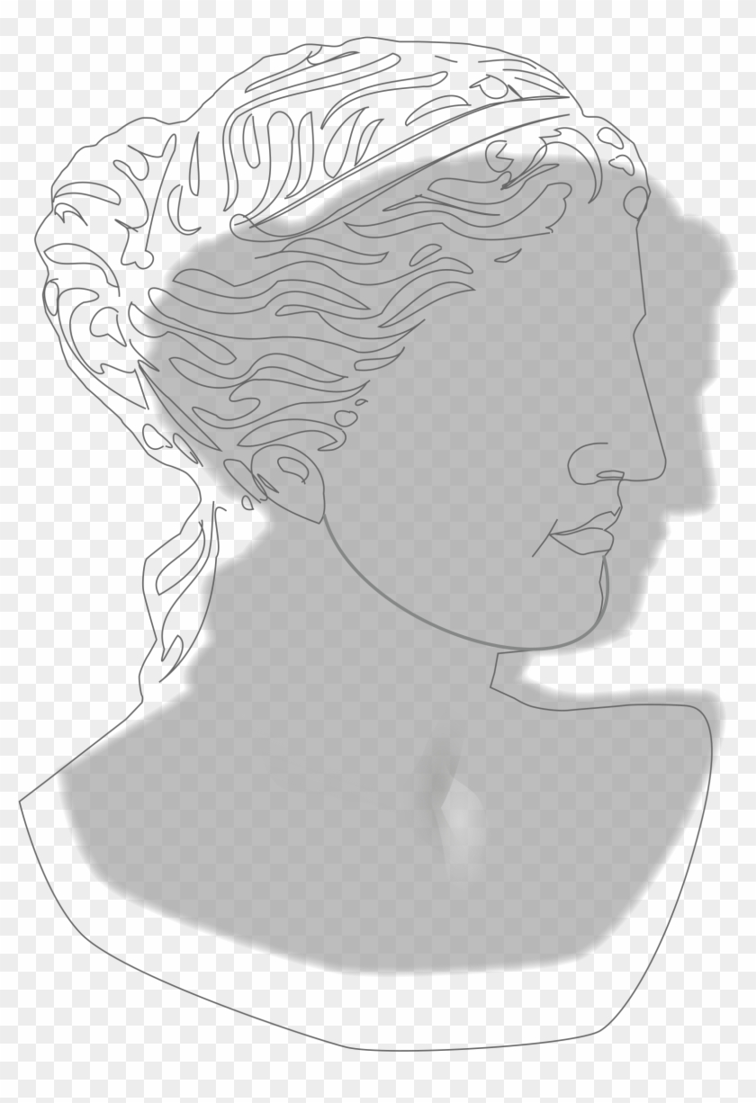 This Free Icons Png Design Of Venus De Milo-portrait - Sketch Clipart #2280088