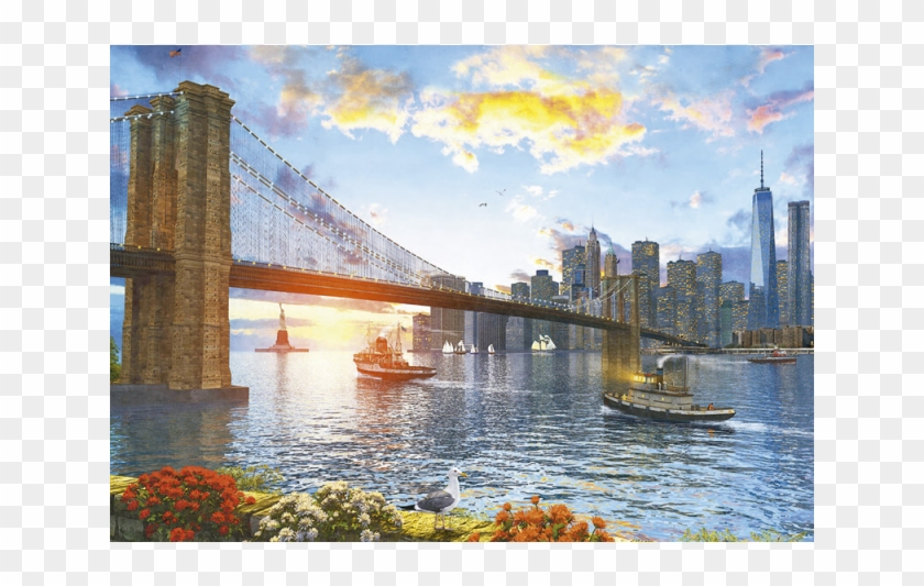 Brooklyn Bridge - Quebra Cabeça 4000 Peças Clipart #2280211