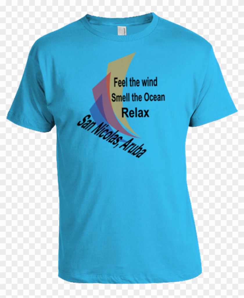 Tshirt Feel The Wind Blue - Jesus Inside T Shirt Clipart