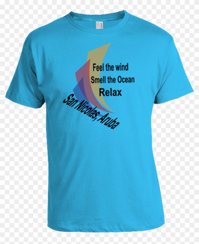 Tshirt Feel The Wind Blue - Jesus Inside T Shirt Clipart #2280422