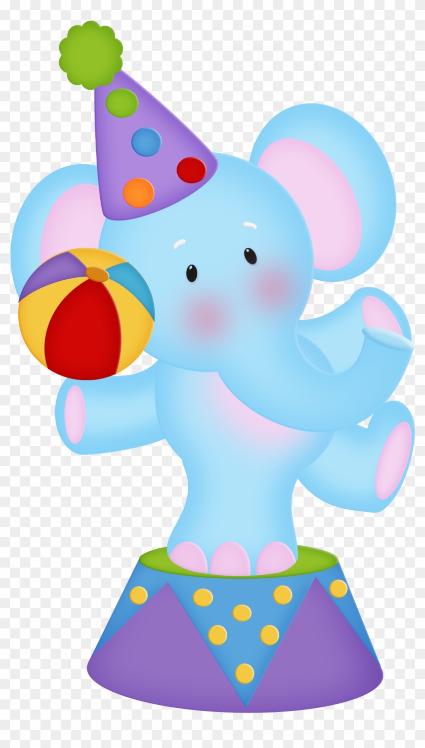 Circus Elephant Clip Art Bird S Party - Animais Circo Png Transparent Png #2280549