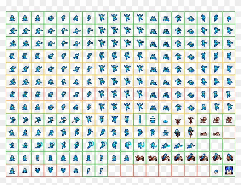 All The Sprites Of Megaman Seen Here Would Need To - Shiny Pokemon Gen 7 Clipart #2281977