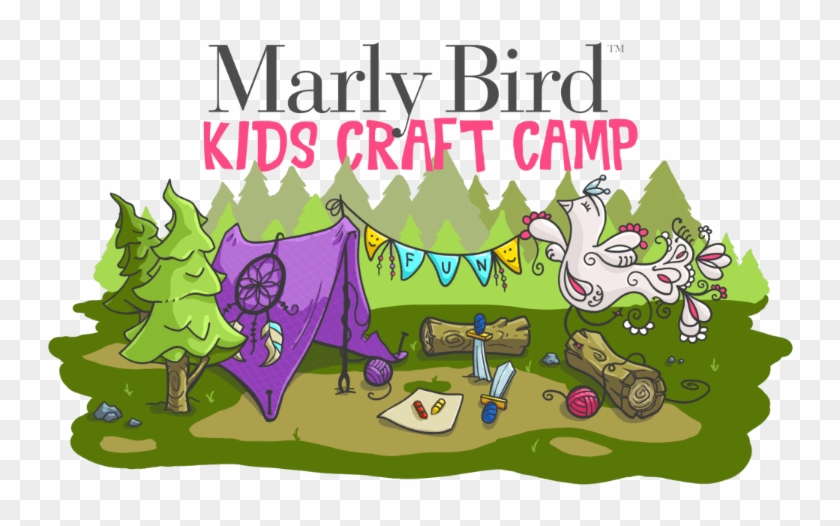 Marly Bird™ Kids Craft Camp - Illustration Clipart
