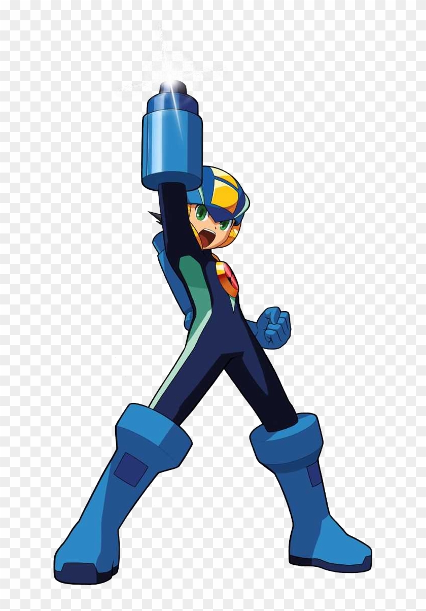 Buster Megaman Artwork - Rockman Exe Clipart