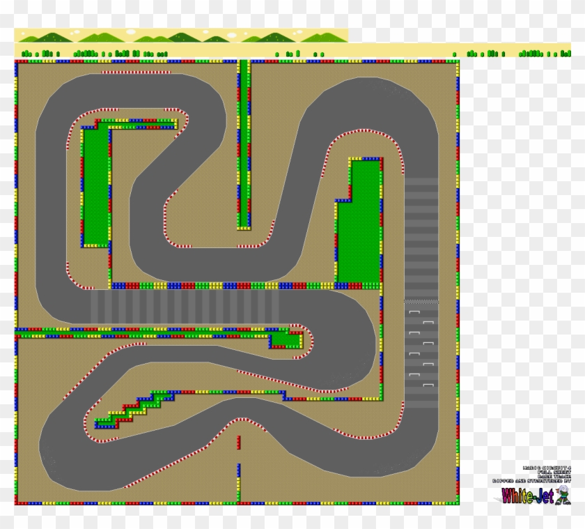 Mario Kart Super Circuit Sprites - Super Mario Kart Snes Sprites Clipart #2282377