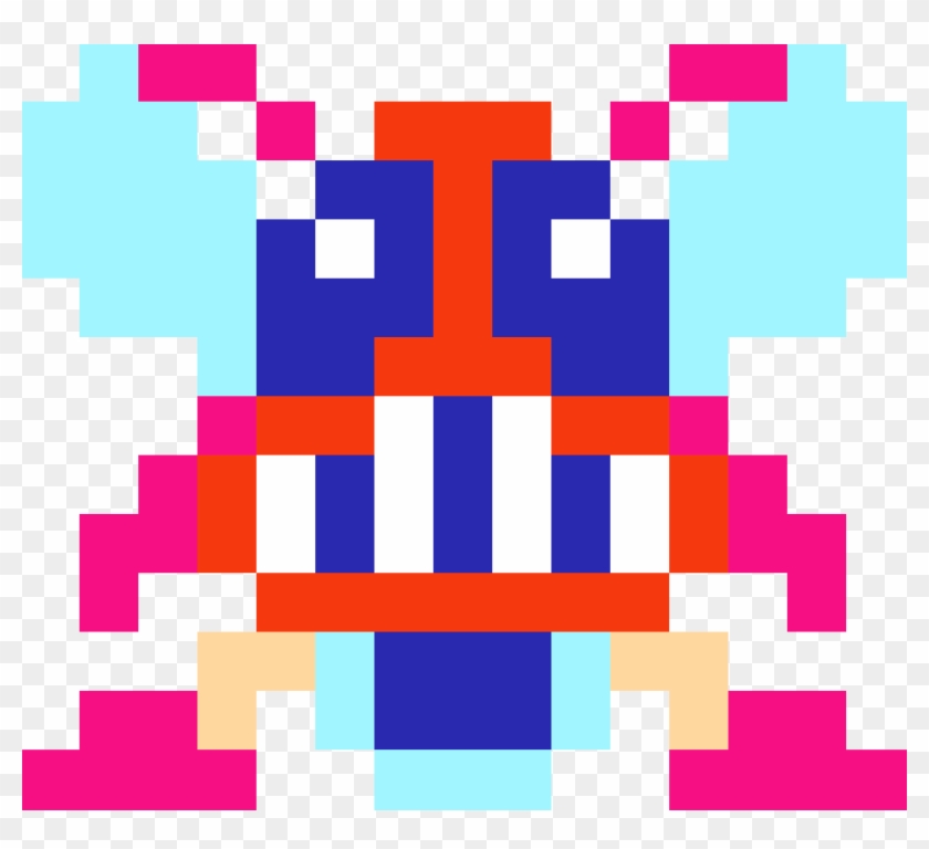Fighter Fly Mario Sprite - Mario Green Mushroom 8 Bit Clipart