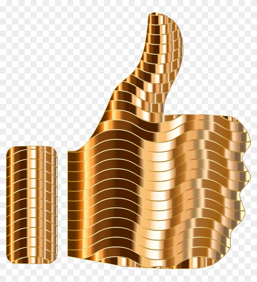 This Free Icons Png Design Of Prismatic Thumbs Up 10 - Brass Clipart