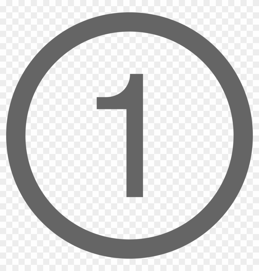 Number-one - - Gloucester Road Tube Station Clipart