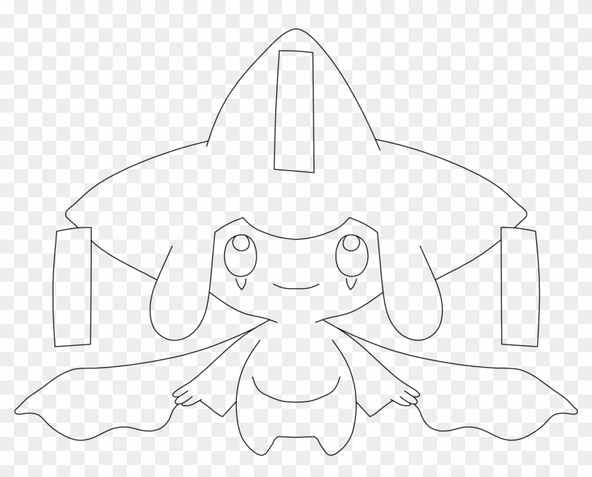 How To Draw Pokemon Jirachi Step - Sketch Clipart #2282940