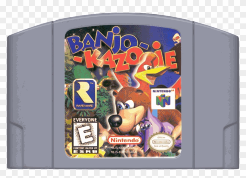 Here's A Mockup Of What My Layout Will Be Using, Just - Banjo Kazooie N64 Label Clipart #2283183