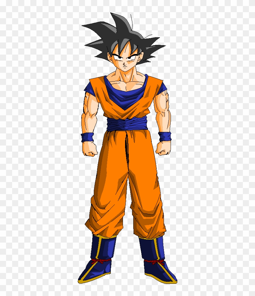 Kid Goku Png - Goku Base Form Png Clipart #2283352