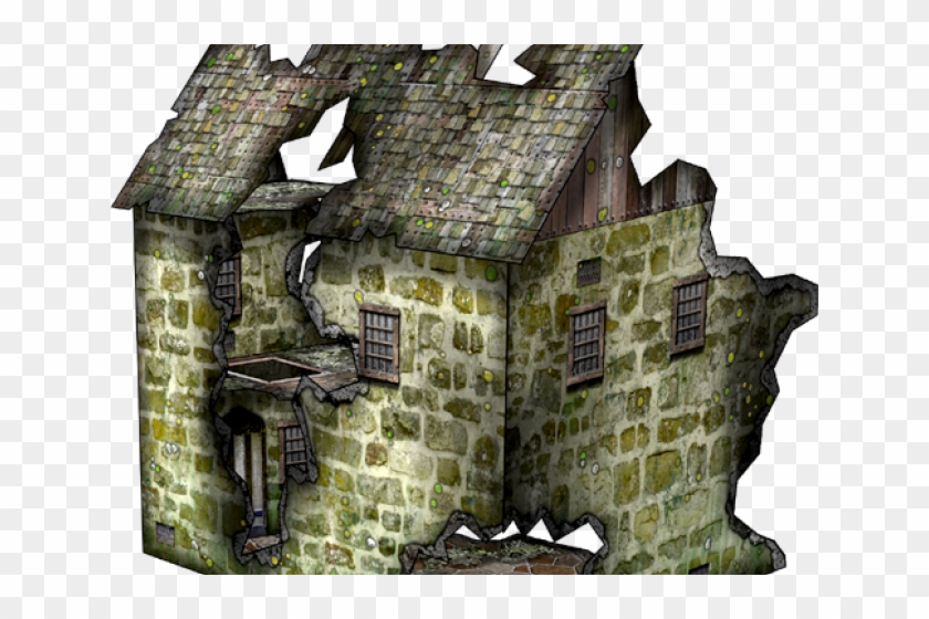 Ruin Clipart Ruins - House - Png Download