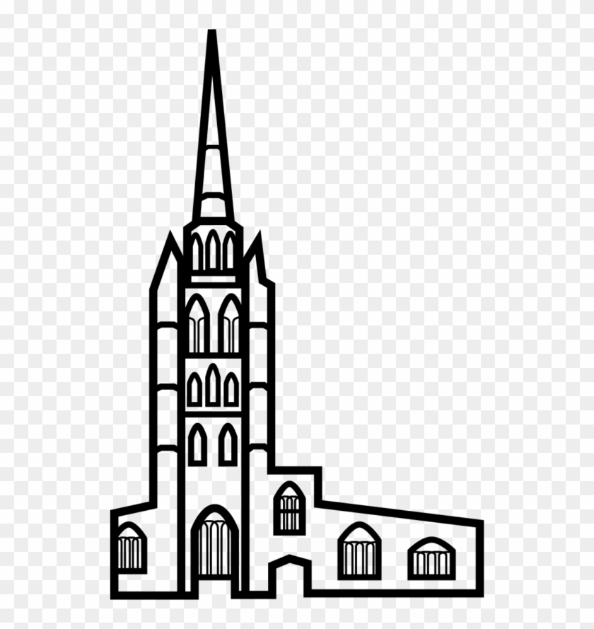 Coventry Cathedral Ruins - Steeple Clipart #2283861