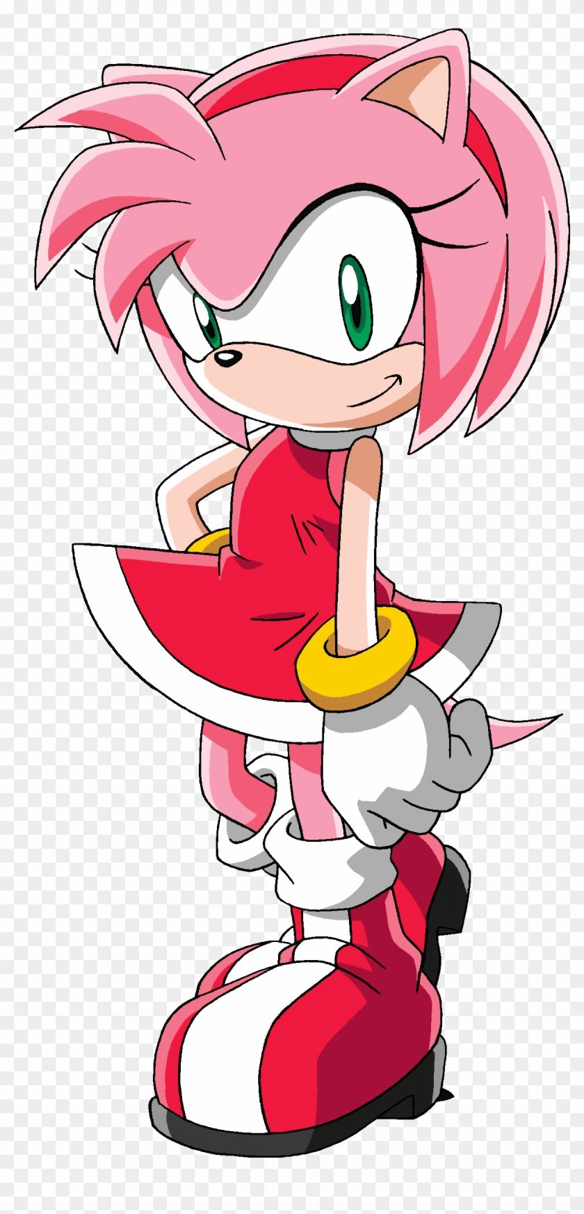 Sonic X Standard Pose - Sonic X Amy Png Clipart