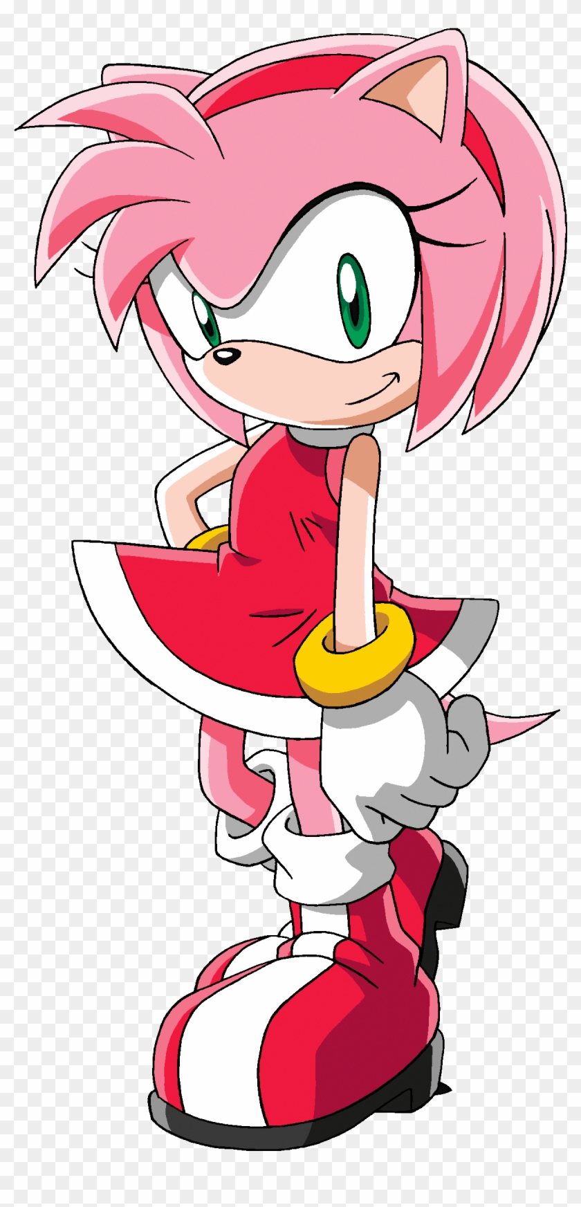 Sonic X Standard Pose - Sonic X Amy Png Clipart #2283922