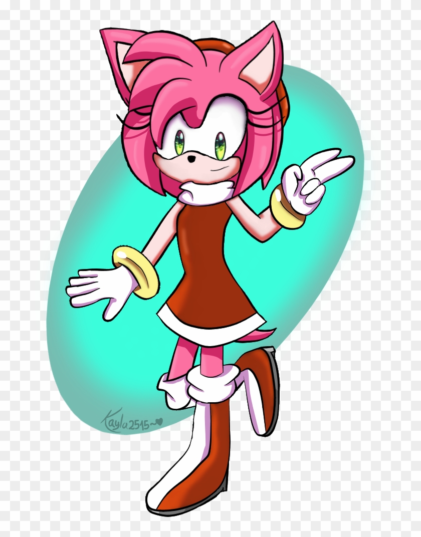 Amy Rose - Cartoon Clipart