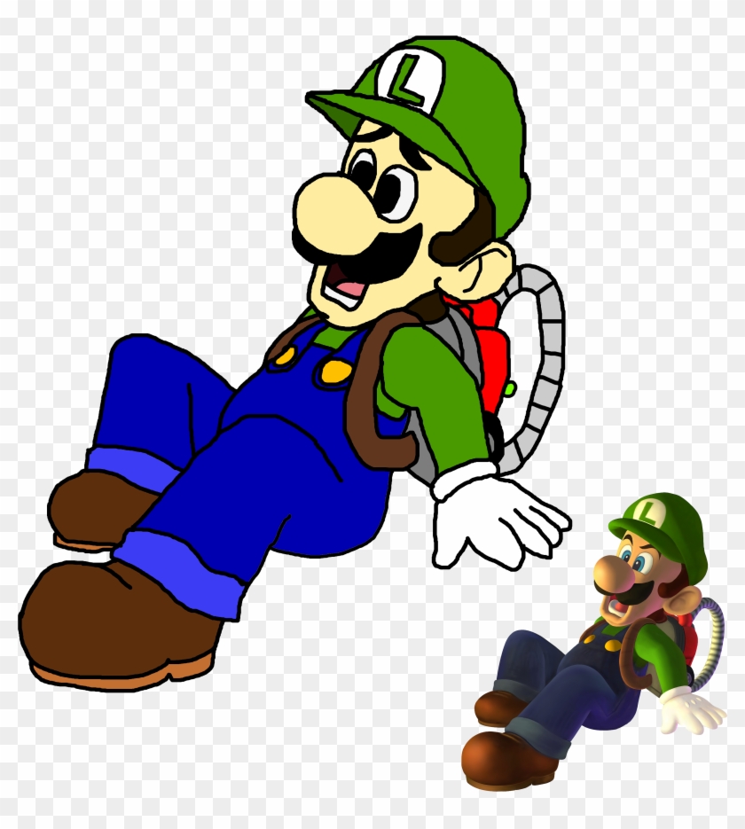 Mario Bros Luigi Drawing - Mario Bros Drawing Luigi Clipart #2284206
