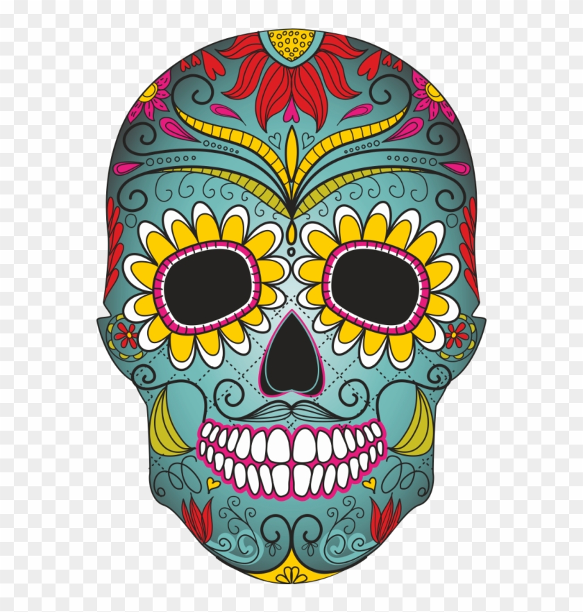 Calavera Clip Art Transprent - Day Of The Dead Cultural Masks - Png Download #2284207
