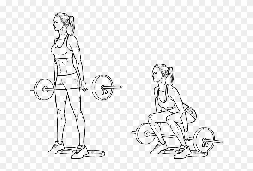 Workout Builder For Women - Easy Drawings Of Exercises Clipart