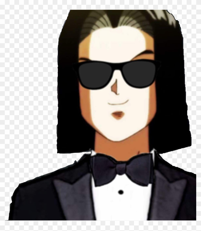 View Samegoogleiqdbsaucenao 1521937753077 , - Android 17 With Glasses Clipart #2284840