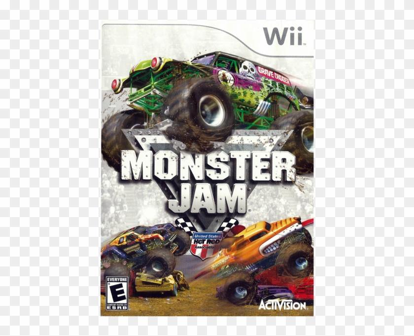 Monster Jam Games - Monster Jam Wii Game Clipart