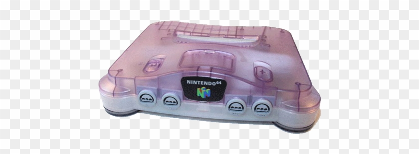 Nintendo 64 Clear Purple Clipart
