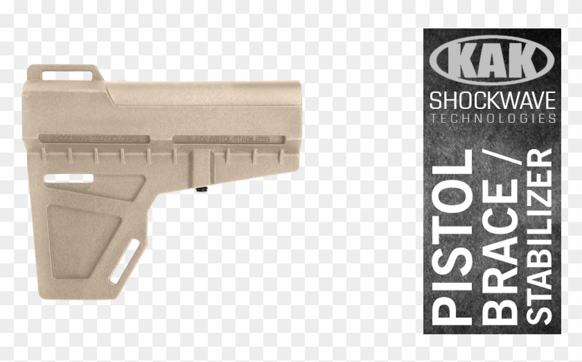 Kak Shockwave Blade Ar 15 Pistol Brace Stabilizer - Ar Pistol Brace Fde Clipart #2285614