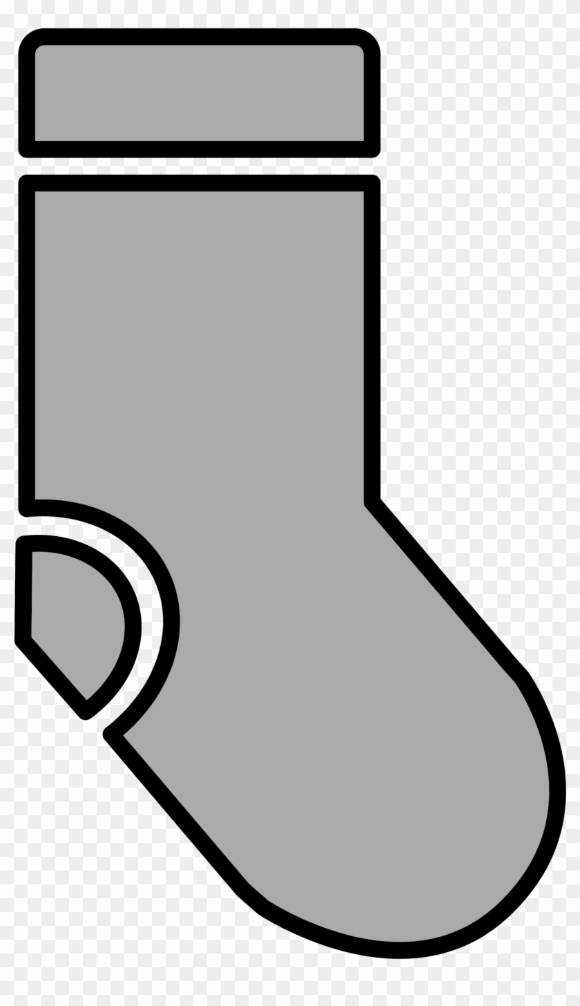 This Free Icons Png Design Of Simple Sock - Clip Art Transparent Png