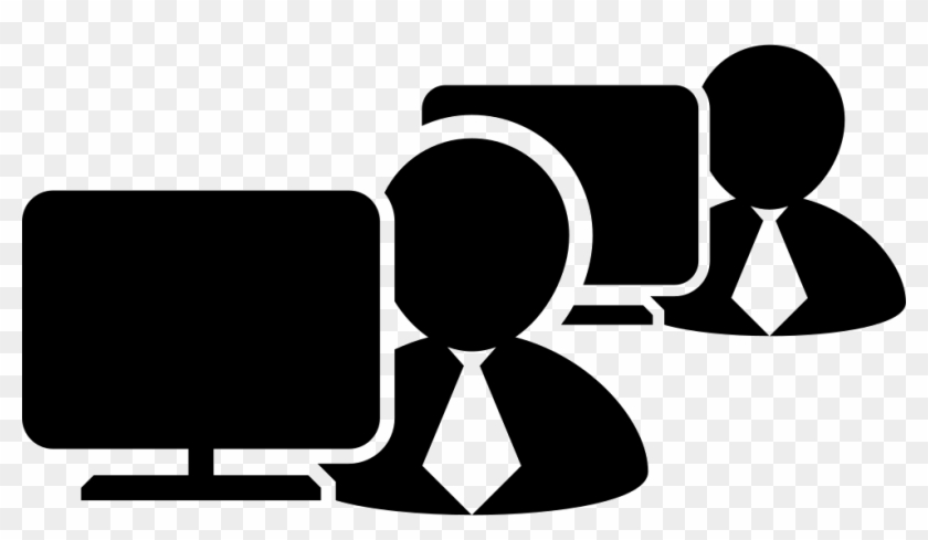 Png File Svg - Employee Computer Icon Png Clipart #2286677