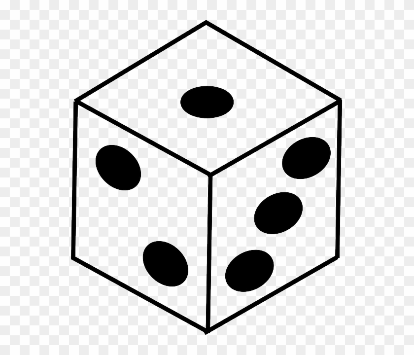 Dice Clipart Black And White - Png Download