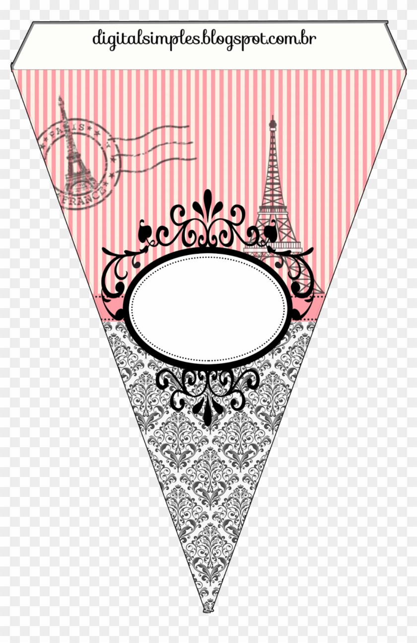 So Cute Paris Free Printable Kit 005 - Personalizados Paris Para Imprimir Clipart