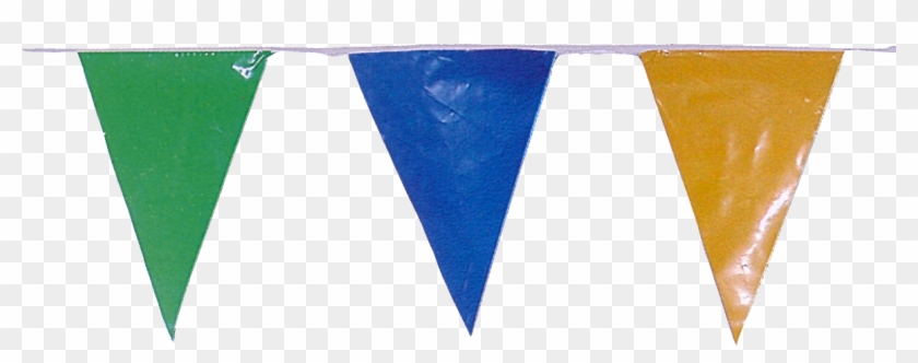 Banderas Triangulares Para Fiestas De Pueblos - Banner Clipart
