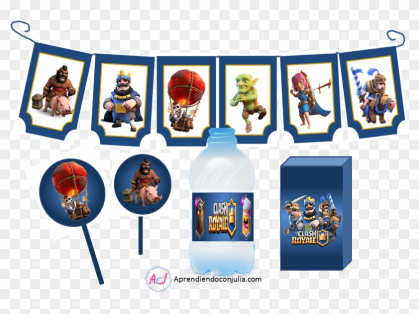 Kit Imprimible Para Fiesta De Clash Royale - Party Clipart