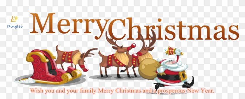 Merry Christmas And Happy New Year To All My Friends - Cartoon Clipart #2287892