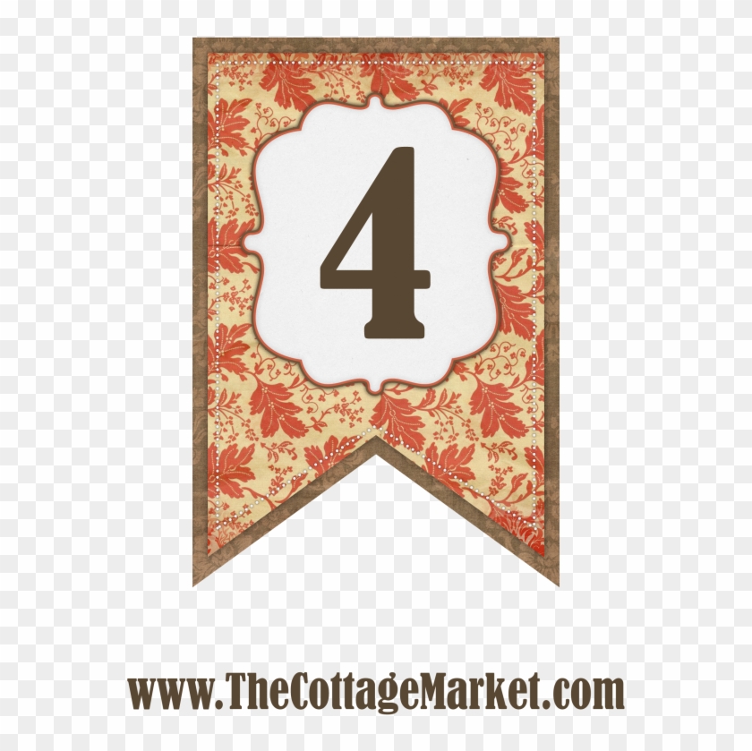 5 - Autumn Banner Printable Clipart #2287927