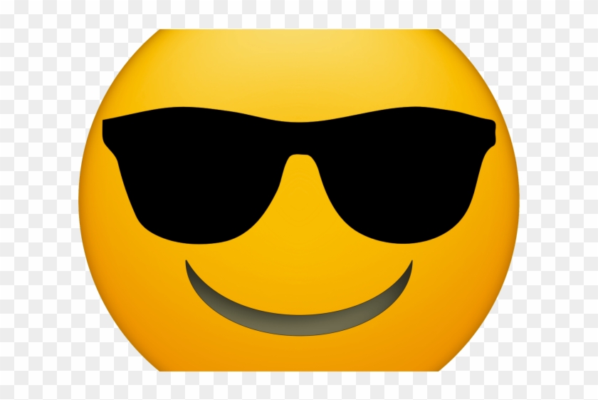 Sunglasses Emoji Clipart Emojie - Sunglasses Emoji Face Png Transparent Png